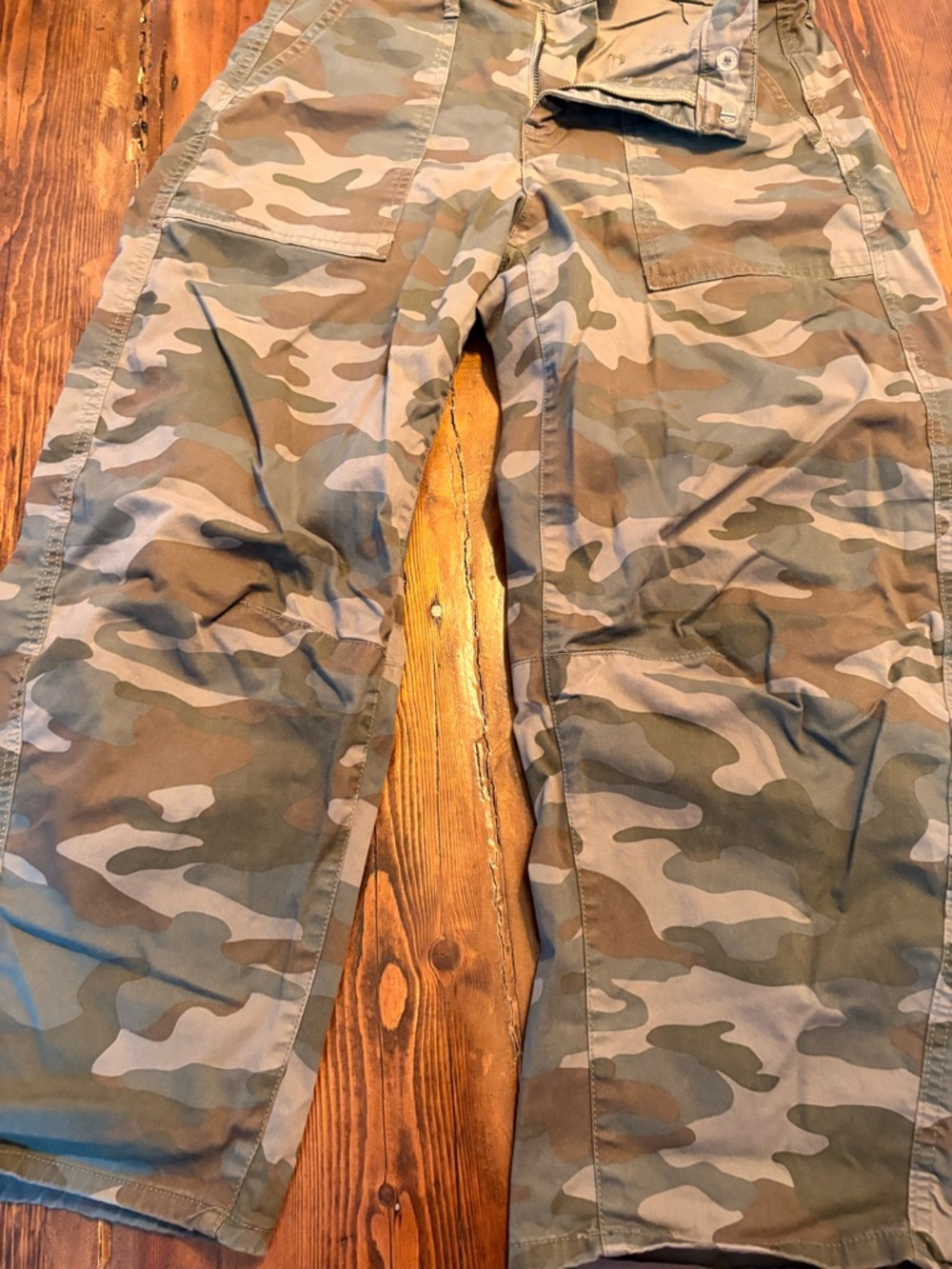 GAP Women’s Mid Rise Twill Barrel Pants 8P - Picture 5 of 7
